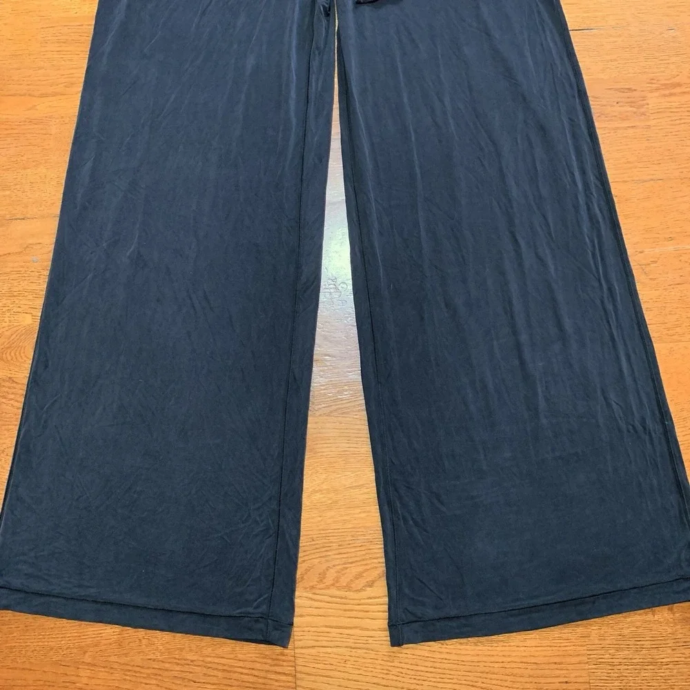 Lululemon Principal Dancer Black Jumpsuit Comfy Size 6 Wide Leg Belted Boho - Picture 6 of 16